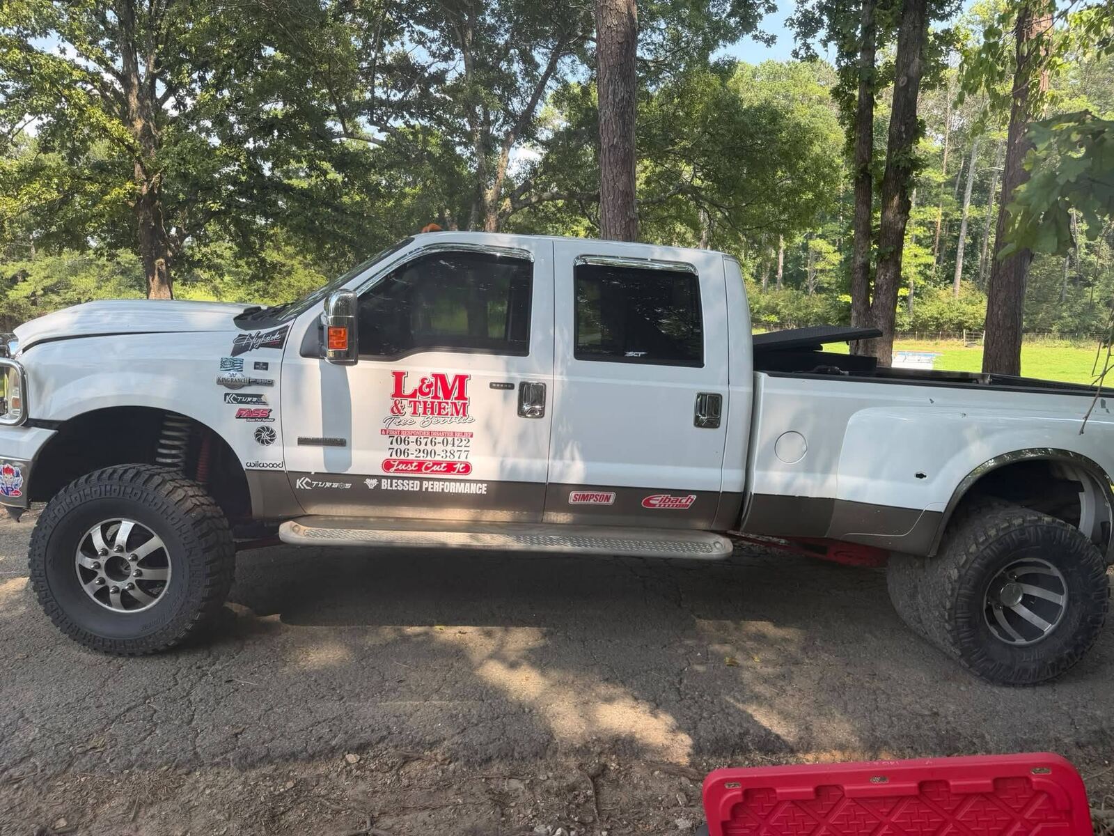 Fleet of trucks after mobile fleet detailing